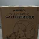 Meowant Self Cleaning Litter Box, Automatic Litter Box Self Cleaning with APP Control, 75L Extra Large Open Low Entry Smart Cats Litter Boxs for Multi-Cat Compatible Senior Cats Large Cats