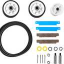 Dryer Repair Kit 12001541 303373K with 306508 Bearing, WP33002535 Belt, 6-3700340 Pulley for Maytag Neptune Crosley Kenmore MDE5500AYW MDE6000AYW