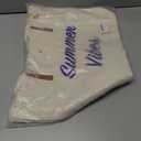 Women Large Beach Canvas Tote Bag Summer Vibes Beach Bag Big Capacity Tassel Handbag