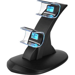 PS5 Controller Charger Station Dual Controller Charging Stand for PlayStation 5, IC Protection, Fast Charging Docking Station with Type-C Charging Cable