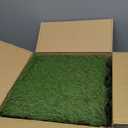 XLX TURF Artificial Grass Turf Interlocking Deck Tiles Set 18 PCS - 12"x12" Thick Synthetic Fake Grass Self-draining Mat Floor for Dog Kennel Indoor/Outdoor Use