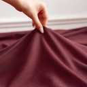 Pinch Pleated Sheer Curtains 84 Inch Length 2 Panels Set, Winery Semi Voile Sheer Curtains for Bedroom Living Room Pinch Pleated Soft Touch Light Filtering Drapes(Winery, 42 W x 84 L, 2 Panels)