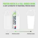 Isopure Clear Protein Water with Electrolytes, 15g Whey Protein Isolate, Zero Sugar, Strawberry Kiwi, 20 fl oz, 12-Pack (EXP 11/17/26)