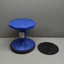 Flash Furniture Carter Adjustable Height Active Learning Stool for Classrooms, Backless Wobble Stool with 360-Degree Swivel, 14" - 18" H, Blue