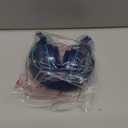 iClever BTH03 Kids Bluetooth Headphones, Colorful LED Lights, 35H Playtime, Bluetooth 5.4, Type C Fast Charging, Safe Volume, Stereo Sound Mic, On Ear Kids Wireless Headphones for iPad Airplane, Blue