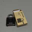 Outdoor Combination Lock Heavy Duty, Large, Weatherproof Padlock with Code for Gates, Fences, Sheds, Lockers, Cabinets, Storage Units 1-Pack, Black