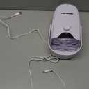 Bubble Machine Durable Automatic Bubble Blower, 18000+ Big Bubbles Per Minute Bubbles for Kids Toddlers Bubble Maker Operated by Plugin or Batteries Bubble Toys for Indoor Outdoor Birthday Party (White)