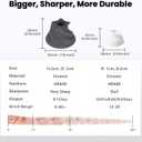 Luvan Salt Grinder, Professional Grade Salt Mill with Unique Burr Grinder, 12 Adjustable Coarseness Settings, Lightning-fast grinding speed, Heavy Duty Aluminum Manual Salt and Pepper Grinder