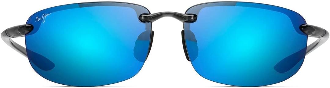 Maui Jim Ho'okipa Sport Sunglasses (Smoke Grey/Blue Hawaii)