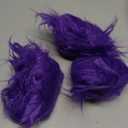 4 Pieces Faux Fox Fur Square Fabric Shaggy Fur Patches Fabric Cuts Chair Cover Seat Cushion Pad for DIY Craft (Purple,2 x 59 Inch)