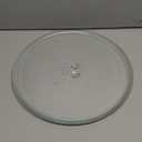 12.75" Microwave Plate Replacement for WB49X10129 GE Microwave Glass Plate, LG 3390W1A027A and Kenmore Microwave Glass Plate 1B71961H Compatible With WP8172138 12 3/4 inch Whirlpool Microwave Plate (12.75" Small Coupler Hole)