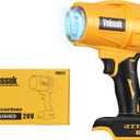 Electric Cordless Leaf Blower Dust Blower for DEWALT 20V Battery, High-Speed Motor Handheld Jet Fan Air Blower for Patio Cleaning, Lawn Care, Blowing Leaves and Dust Battery not Included