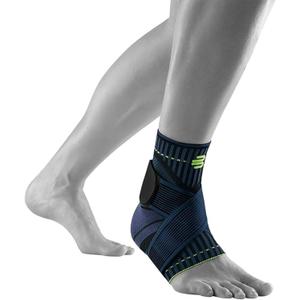 Bauerfeind Sports Ankle Support - Ankle Brace for Stabilization & Protection - Figure-8 Taping Strap - Targeted Compression - Lightweight & Durable (Medium/Right, Black)
