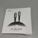 acer USB4 Cable 40Gbps, 8K@60Hz Thunderbolt 4/3 Cable, 240W Fast Charging Braided High Speed USB-C Video Cord Compatible with MacBook, SSD, Docking, iPhone 16 and More (6.6FT)