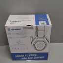 Ozeino 2.4GHz Wireless Gaming Headset for PC, Ps5, Ps4 - Lossless Audio USB & Type-C Ultra Stable Gaming Headphones with Flip Microphone, 40-Hr Battery Gamer Headset for Switch, Laptop, Mobile, Mac (Black and White)