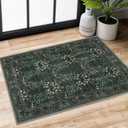 SIILOOM 8x10 Washable Area Rug, Non Slip Large Rug for Bedroom Living Room