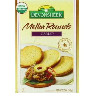 Devonsheer Melba Rounds, Garlic, 5.25 Ounce (Pack of 12)