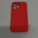 Vooii Compatible with iPhone 13 Pro Case, Liquid Silicone Upgrade [Camera Protection] [Soft Anti-Scratch Microfiber Lining] Shockproof Phone Case for iPhone 13 Pro 6.1 inch - Red