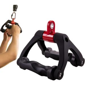 KKH Cable Machine Handles Attachment, Heavy Duty Exercise Handles Resistance Bands Exercise Hand Grips for Yoga, Cable Machine Pulleys, Pull Down Gym Workout Replacement Fitness Equipment