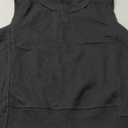 Cicy Bell Womens Cropped Workout Tank Tops Summer Casual Sleeveless Sweatshirts Athletic Gym Crew Neck Tees (X-Large, Black)