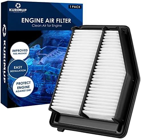 KURIMUP CA11113 Replacement Engine Air Filter, Efficient Filtration Offers 99% Air Purification, Fit for Honda Civic 1.8L L4 Only Gas (2012-2015) and Acura ILX Base 2.0L L4 Gas (2013-2015).