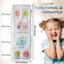 Room Hanging Storage Organizer, Fun & Colorful Storage & Organization for Clothes, Toys, & More. Wall & Door Attachable, Water-Resistant, Ideal for Kids' Room, Locker Kindergarten or Playroom (Gray) (Grey)