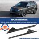 Windshield A-Pillar Molding Trim Kit Right Passenger Side Compatible with 2011-2019 Ford Explorer Replaces: 926-451, BB5Z-7803136-AA, BB5Z7803136AB, BB5Z7803136BA
