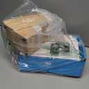 CAROTE 14 Pieces Knife Set with Block, Forged, High Carbon Stainless Steel Sharp Blade Block Knife Set, Dishwasher Safe Cutlery, Cream