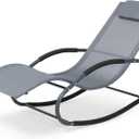 Outdoor Lounge Chair with Pillow, Pool Lounger, Grayish Blue
Heavy Duty Chaise Lounge Chair with Armrest, Quick Dry Fabric, Supports 265 Lbs, for Indoors, Lawn, Patio, Porch, Backyard