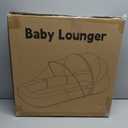 Todldler Baby Travel Bassinet Bed & Chair, Fold Out Sofa Couch Lounger with 2-1 Mosquito & Canopy, Foldable Portable Travel Cot with Foam Raised Safety Bumpers for Infant Toddlers 0-36 Months (Pink)