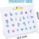 Magnetic Alphabet Tracing Board, ABC Magnetic Letter Board, Magnets Tablet Drawing Board Preschool Learning Toys for Kids