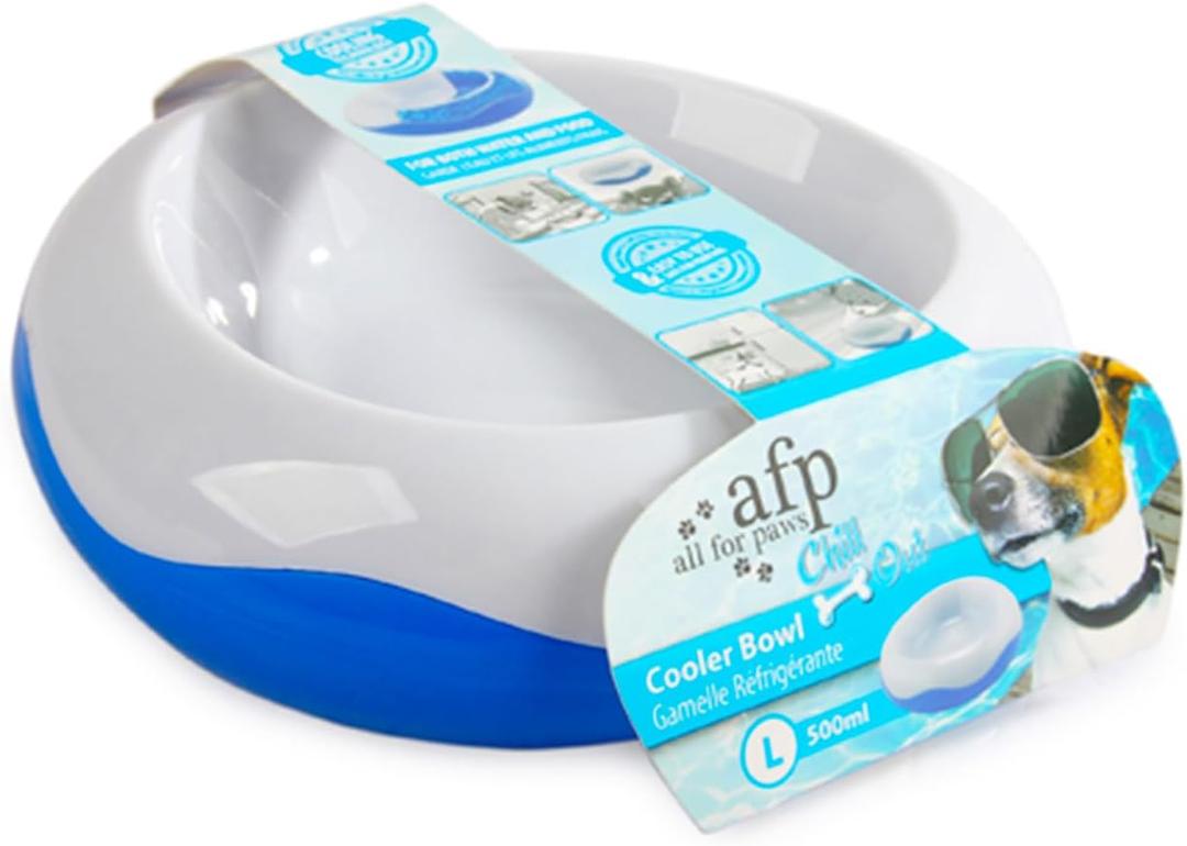 ALL FOR PAWS Chill Out Cooler Food Bowl, Large, 7.45 kg