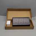 LED Up/Down Counter with Switch Box & Remote Red 4'' LED Display (3Digits)