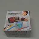 Sensory Activity Cube with 10 Strings - Anxiety Relief Fidget Toy for Children/Adults, Autism ADHD Focus, Compact Stress Reducer for Travel (red)