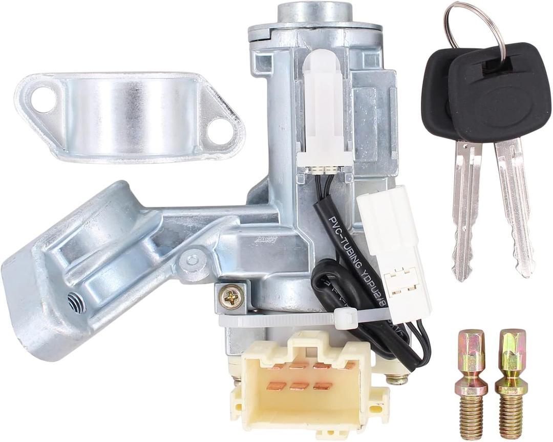 MOTOKU Steering Column Upper Bracket and Ignition Lock Cylinder Switch for Toyota Camry 2002-2006