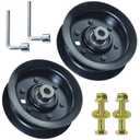 2 Pack 132-9420 Flat Idler Pulley Replaces Toro 106-2175 Flat Idler Pulley, Toro 1329420 Flat Idler Pulley, Toro 132-9420 Idler Pulley, 132 9420 for Toro Timecutter SS5000 SS4235 Mowers
