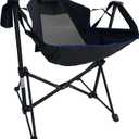 Hammock Camping Chair Folding Camping Swinging Chair, Cozy Head Pillow, Carrying Bag, Portable Lightweight Rocking Chair for Camping Fishing Picnic
