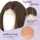 SOFEIYAN Long Wavy Highlight Blonde Wigs for Women - 28 Inch Middle Part Wig Natural Looking Heat Resistant Synthetic Lace Hairline Wigs for Women Cosplay Daily Party Use