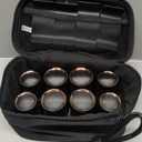 T3 - Volumizing Hot Rollers LUXE | Premium Hair Curler Set for Long Lasting Volume, Body & Shine | Set of 8-4 XL (1.75") & 4 Large (1.5)