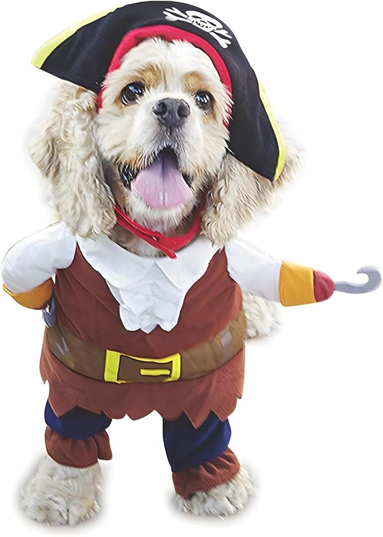 NACOCO Pet Dog Costume Pirates of The Caribbean Style (Medium)
