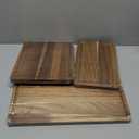 Acacia Wood Cutting Boards Set with Juice Groove & Handles for Kitchen 3-Piece Charcuterie Chopping Board for Meat Cheese Fruits Vegetables