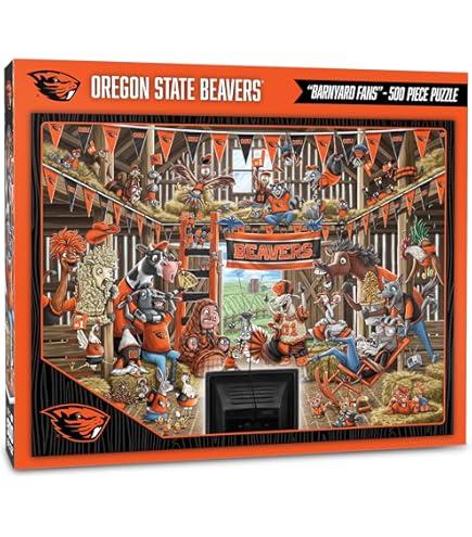 Oregon State Beavers 500PC Puzzle, And Bonus Poster Included!
