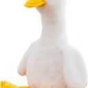Duck Stuffed Animal, Stuffed Duck Plush Toys, Birthday for Kid Boys Girls (10inch-White)