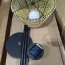 Portable Solar Garden Lamp with Warm White LED Light