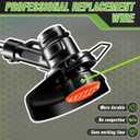 KAKO 095 Trimmer Line Heavy Duty, Weed Eater String .095, String Trimmer Line .095, Weed Eater Line .095, Trimmer String .095In-880Ft-3Lb Weedeater Line .095 Fits Most String Trimmers(Round)
