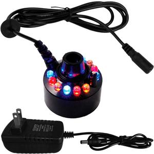 PULACO Mist Maker, Indoor Fountain Mister Foggers, Small Pond Fog Machine Atomizer Air Humidifier Perfect for Water Feature, Halloween