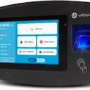 uAttend JR2000 Biometric Fingerprint, RFID, PIN Time Clock for Small Business Cloud-Based Attendance System with Optional Payroll Integration All-in-One System