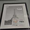 upsimples 12x14 Frame, Display Pictures 9x11 with Mat or 12x14 Without, Wall Hanging Photo Frame, Black, 1 Pack