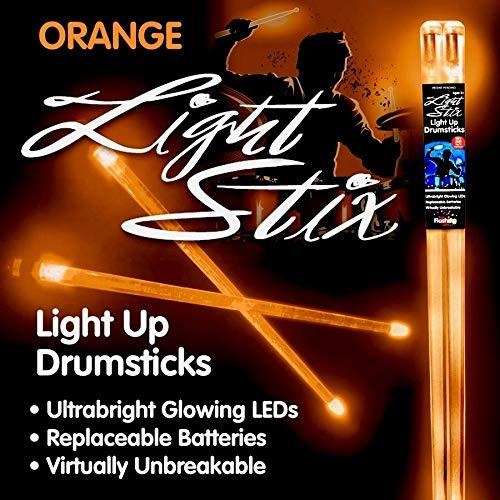 Light Stix LED Light Up Drumsticks (Orange)