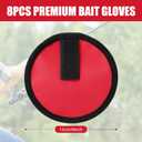 8 Pack Fishing Lure Covers，Lure Wraps for Fishing Rod，Fishing Hook Bait Covers